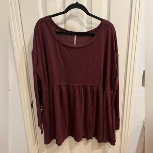 Free People purple top XL